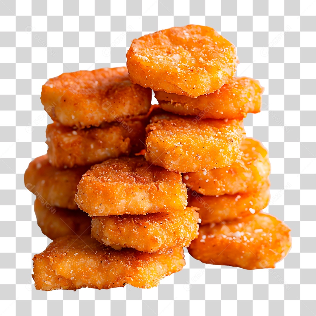 Nuggets de Frango PNG Transparente
