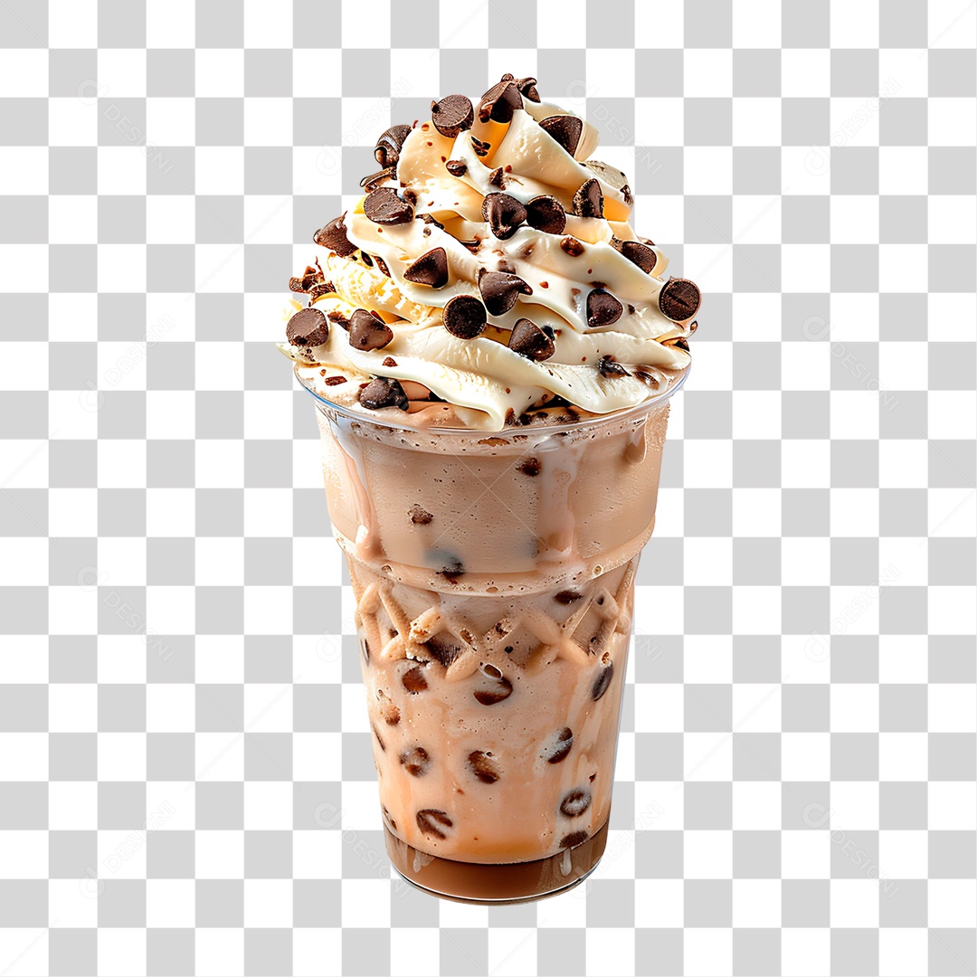 Copo de Sorvete PNG Transparente