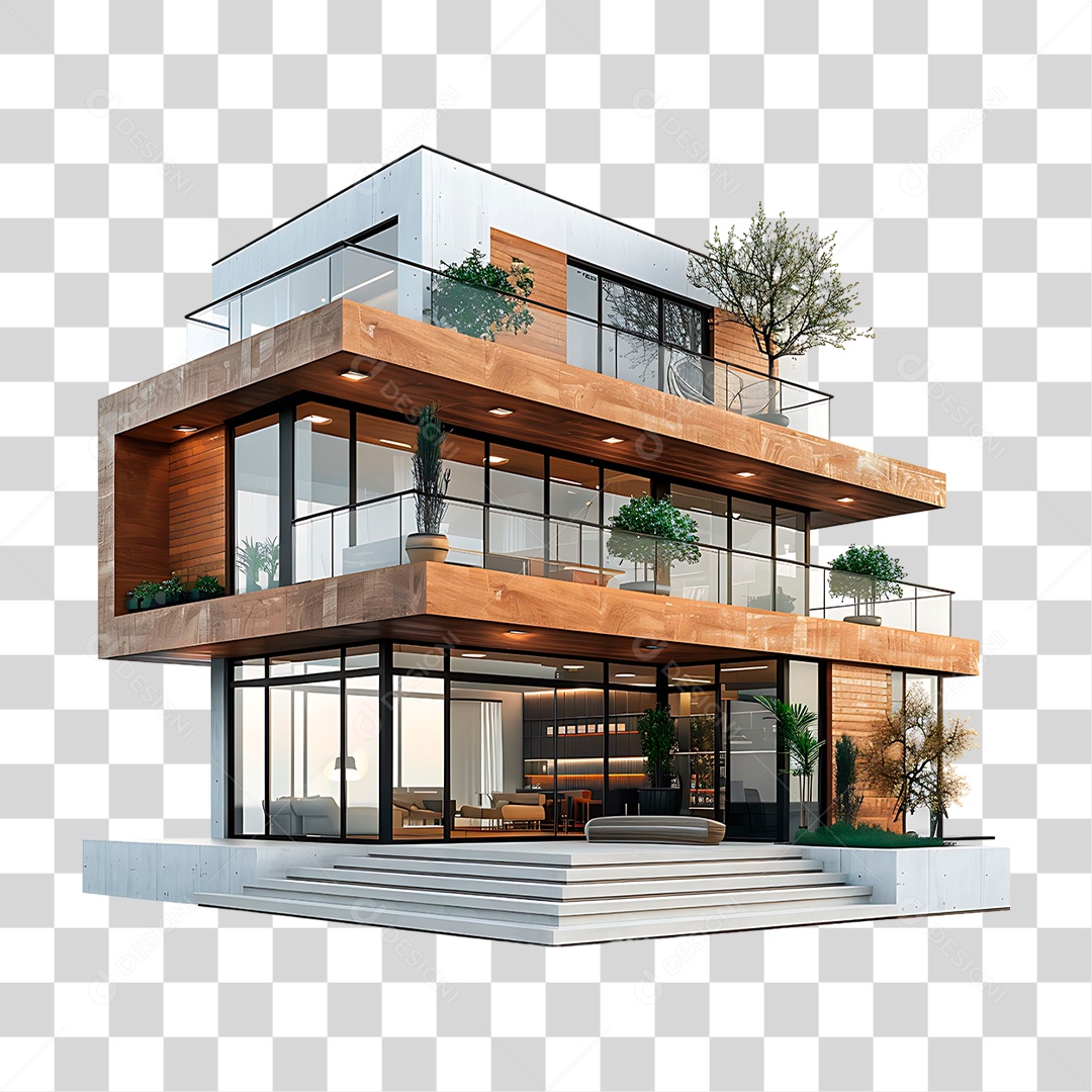 Mansão de Luxo PNG Transparente