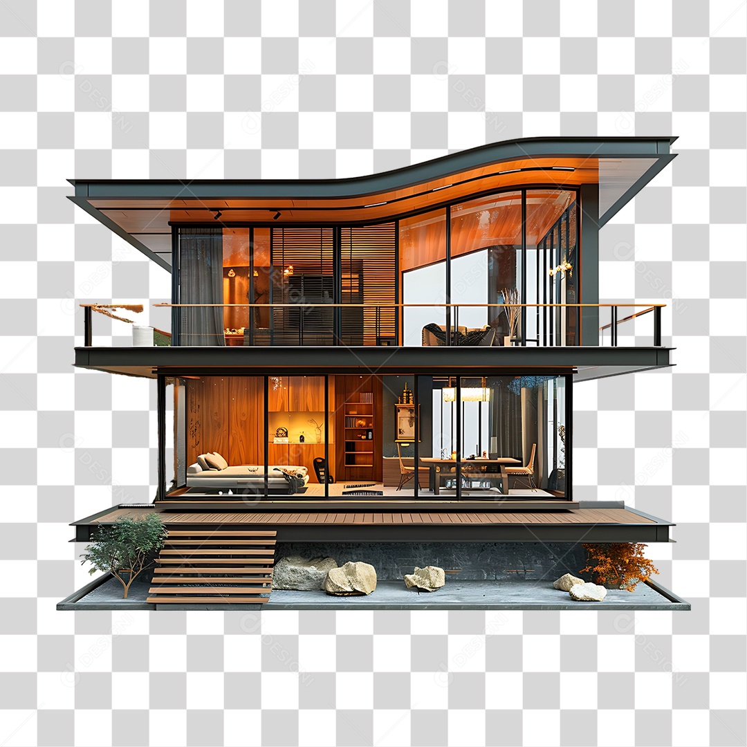 Mansão Luxuosa PNG Transparente