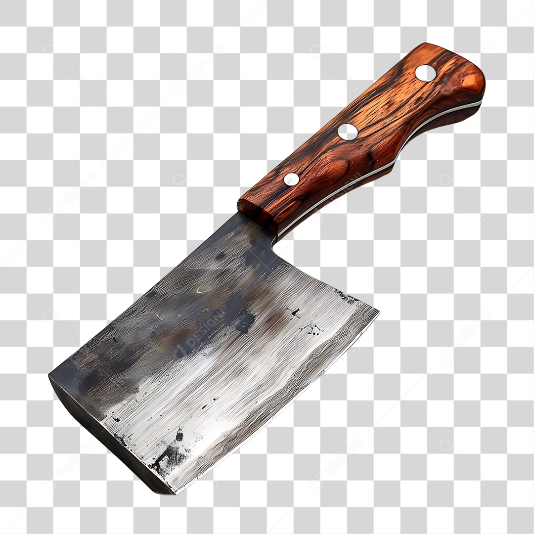 Cutelo de Corta Carne PNG Transparente