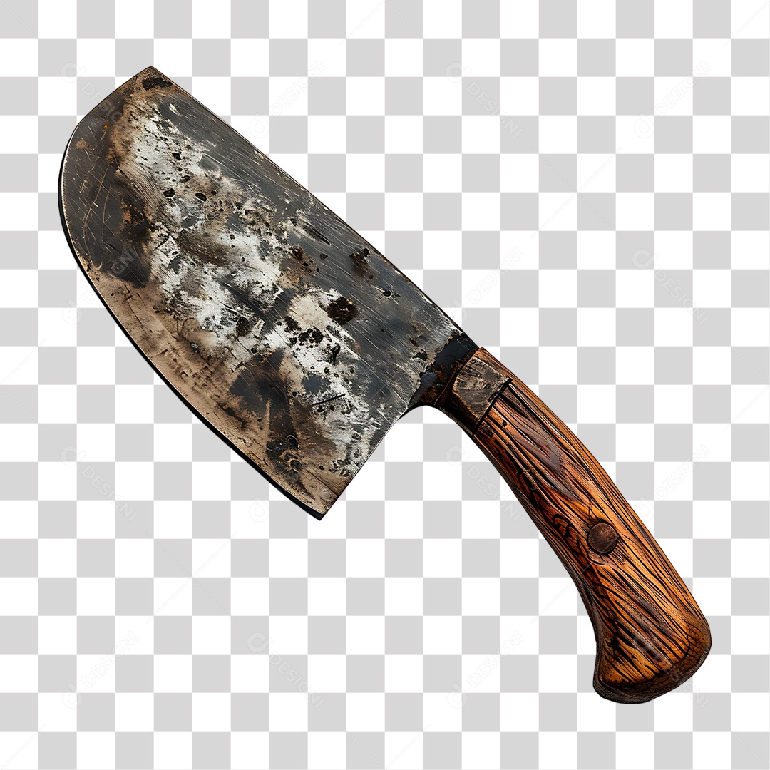 Cutelo de Corta Carne PNG Transparente