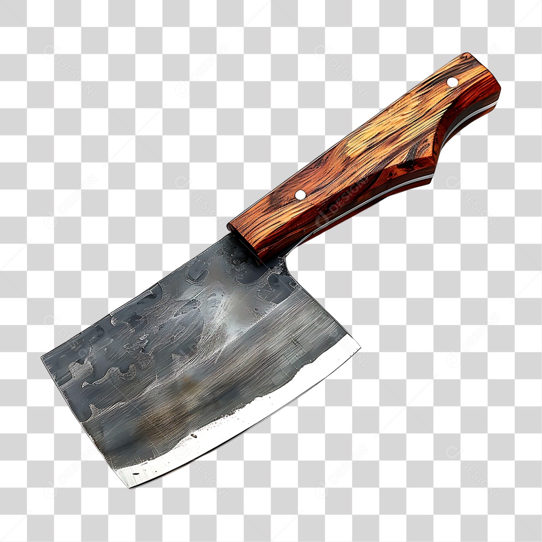 Cutelo de Corta Carne PNG Transparente