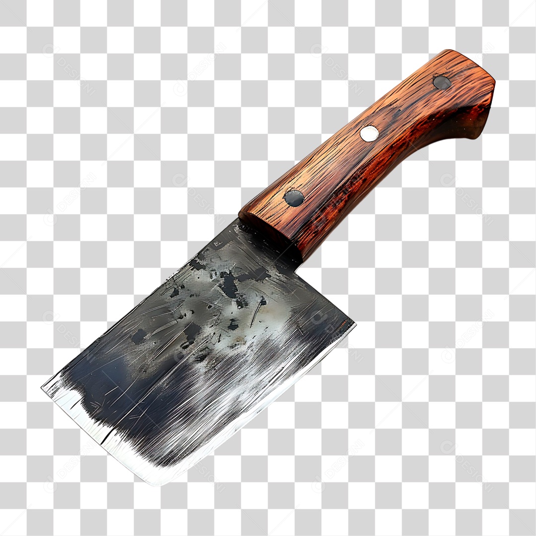 Cutelo de Corta Carne PNG Transparente