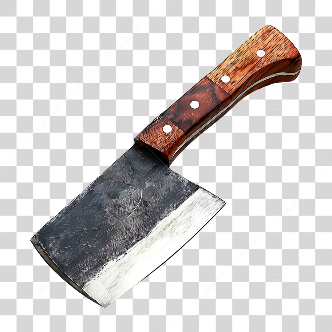 Cutelo de Corta Carne PNG Transparente