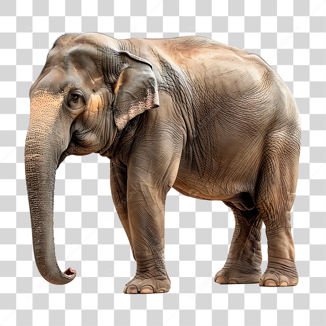 Elefante Indiano PNG Transparente