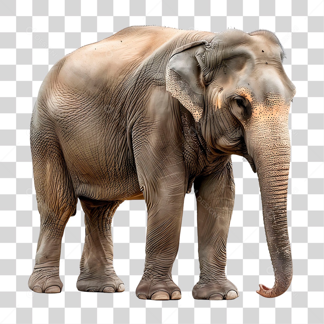 Elefante Adulto PNG Transparente