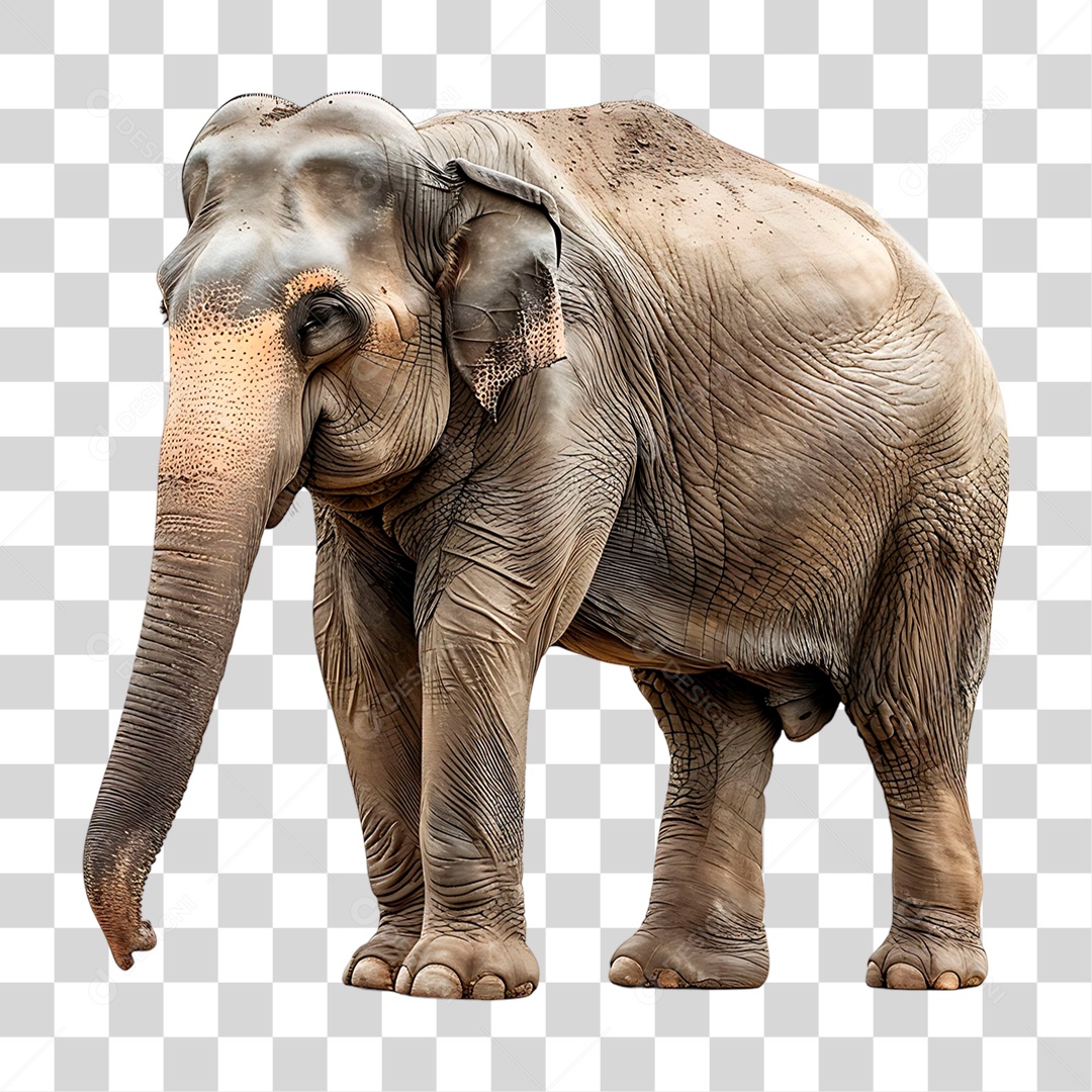Elefante Indiano PNG Transparente
