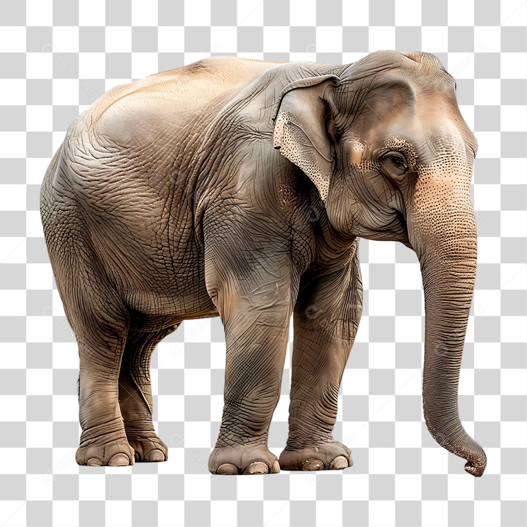 Elefante Indiano PNG Transparente
