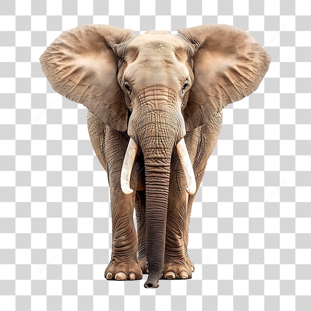 Elefante Adulto PNG Transparente
