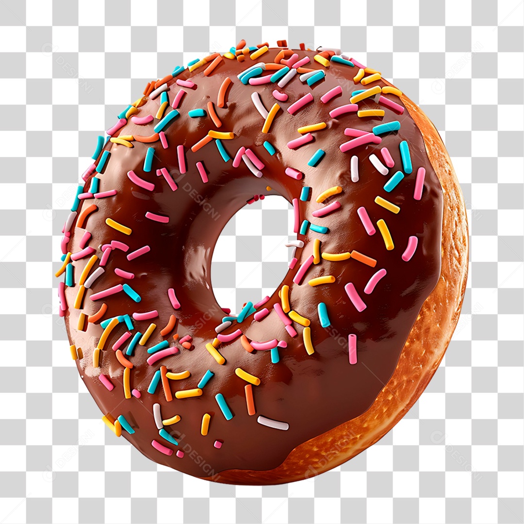 Rosca de Chocolate PNG Transparente