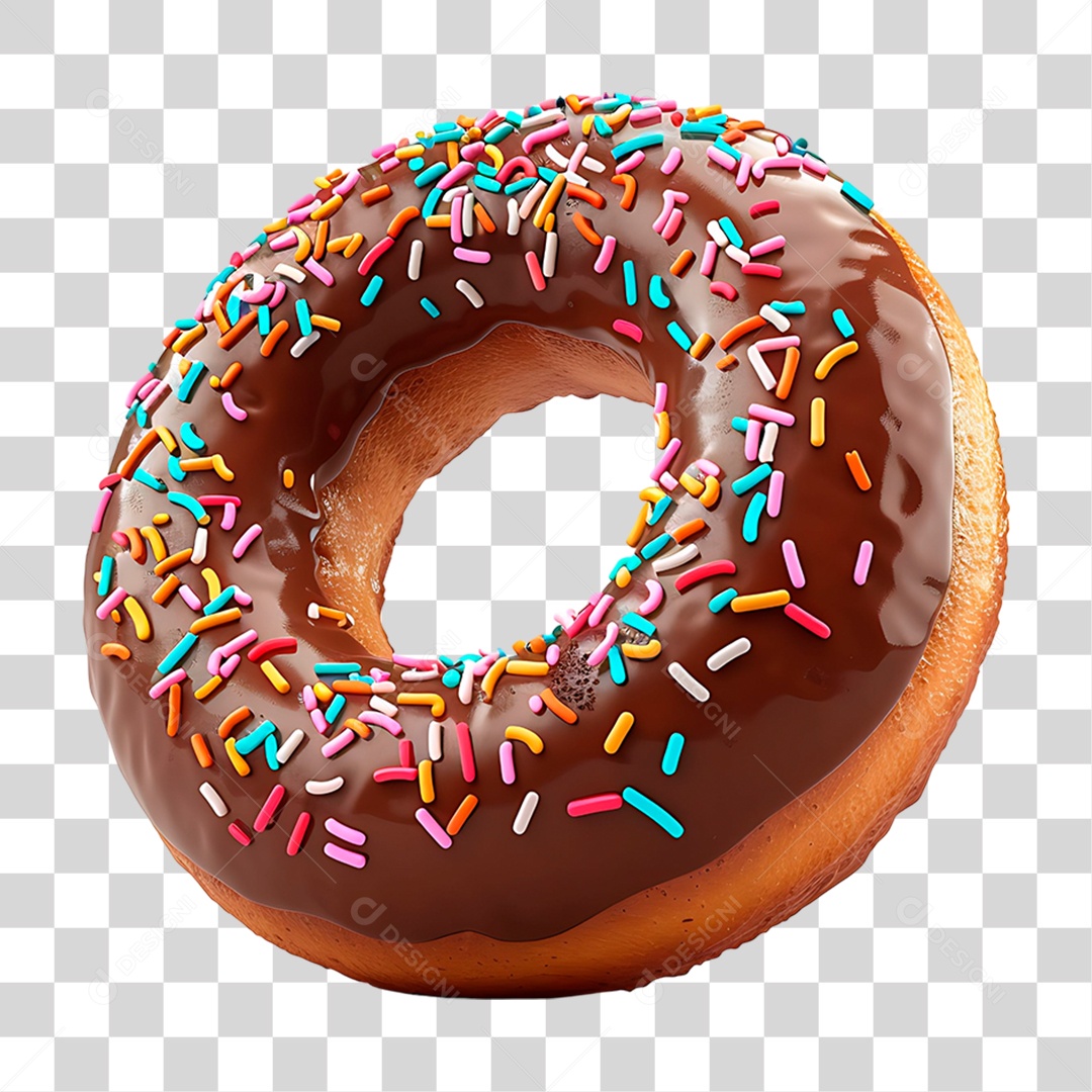 Rosca de Chocolate PNG Transparente
