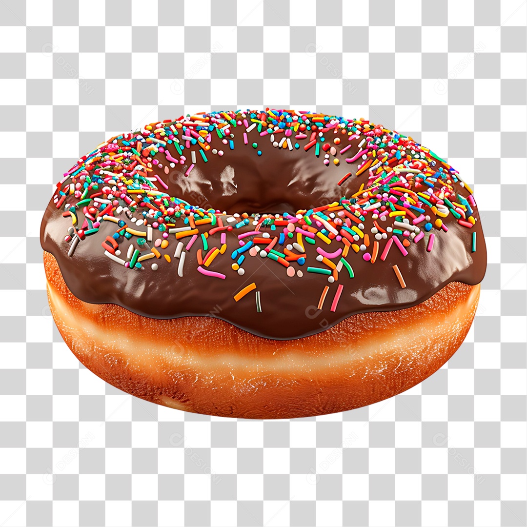 Rosca de Chocolate PNG Transparente