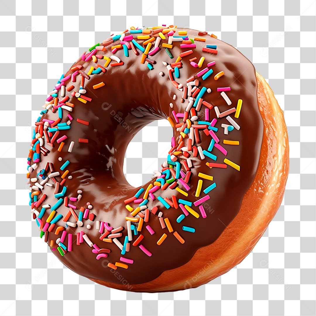 Rosca de Chocolate PNG Transparente