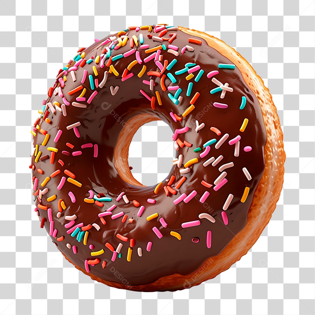 Rosca de Chocolate PNG Transparente