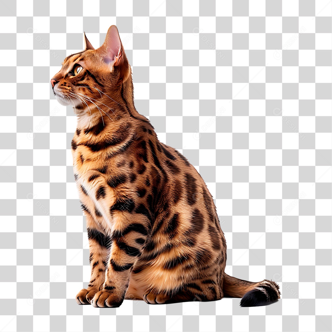 Gato de Raça PNG Transparente