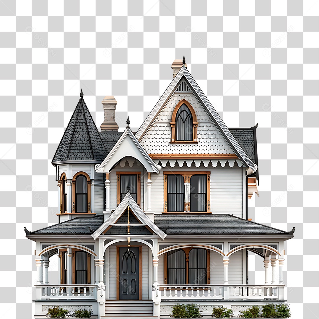 Casa de Madeira PNG Transparente