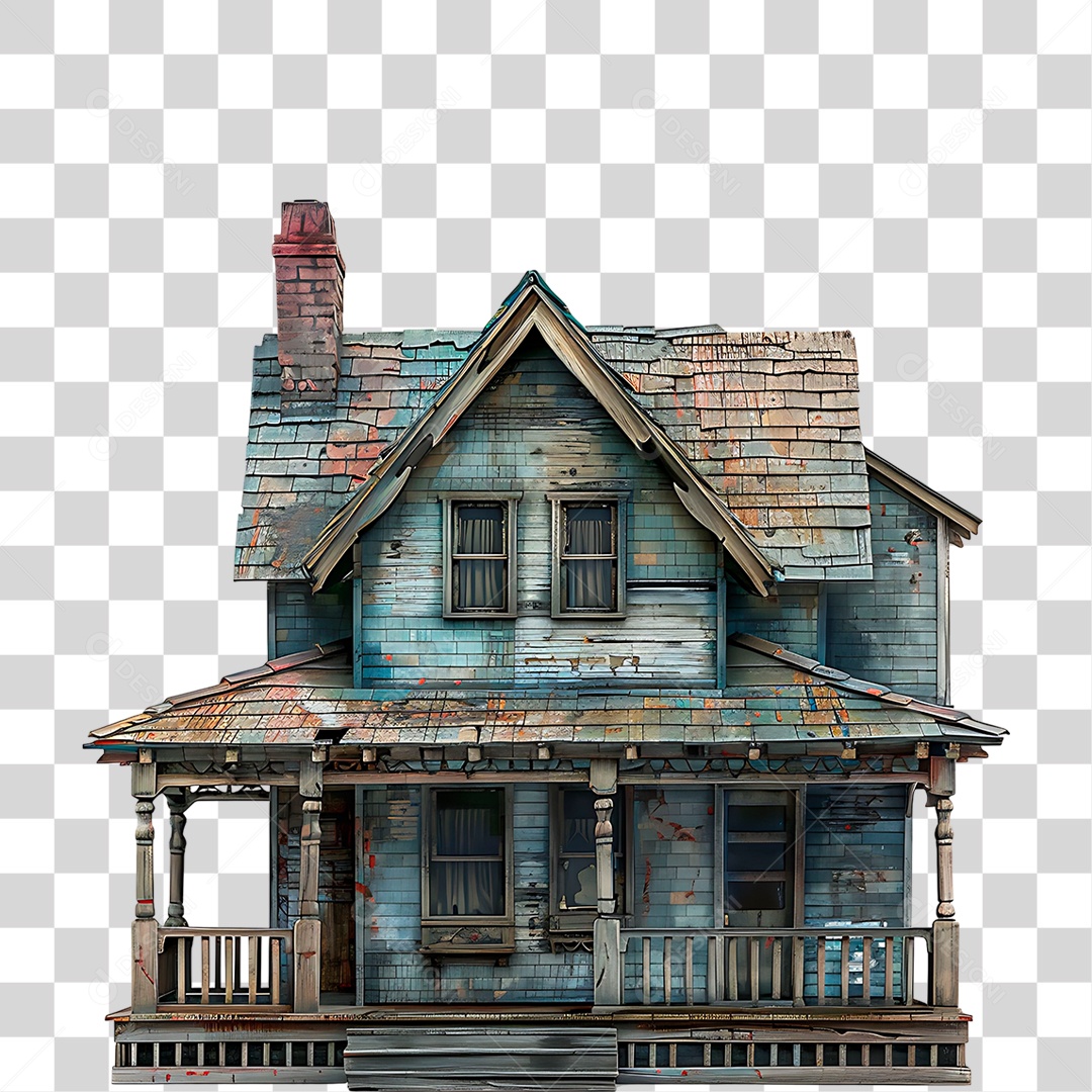 Casa de Madeira PNG Transparente