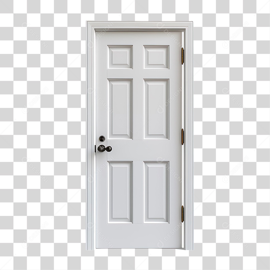 Porta Branca PNG Transparente
