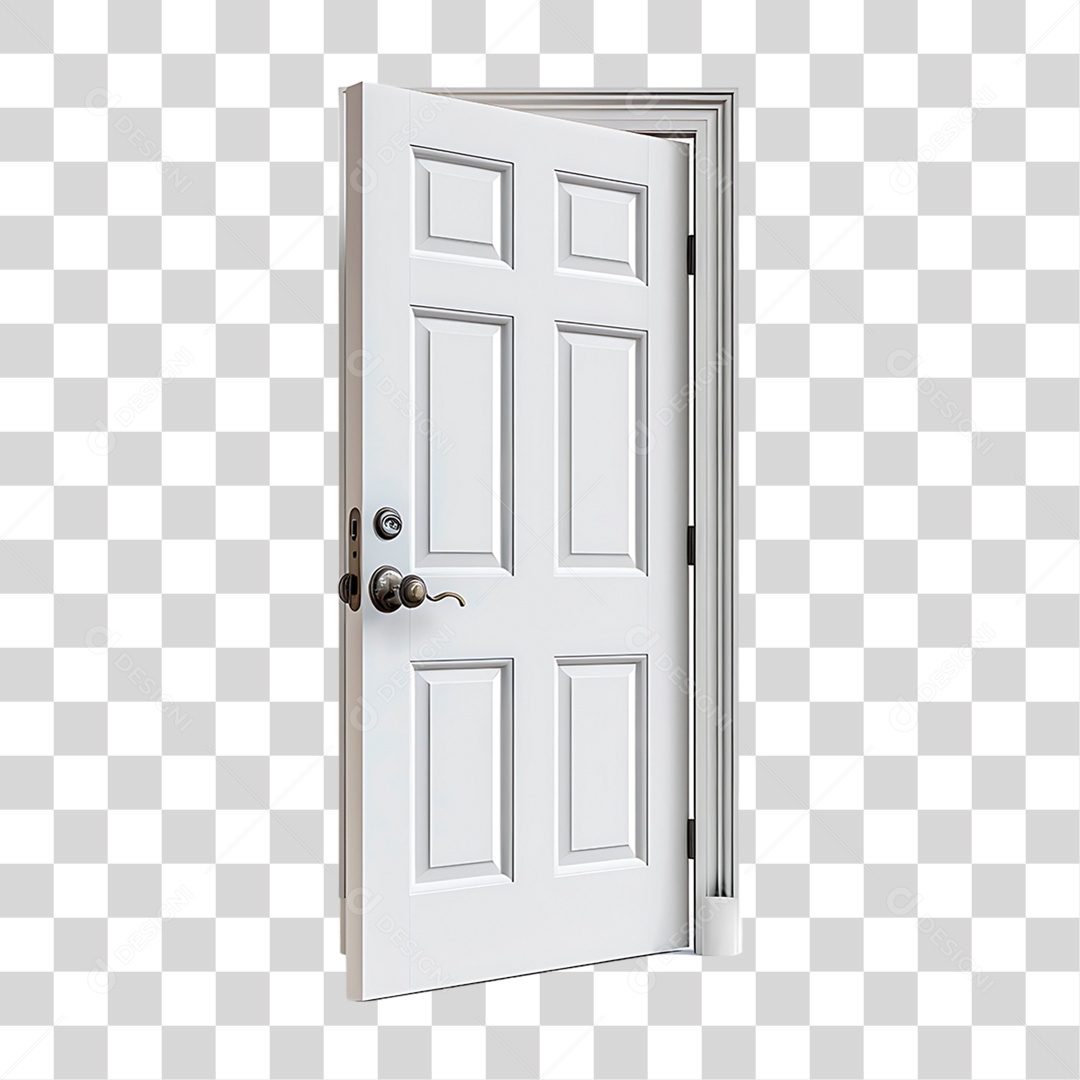 Porta Branca PNG Transparente