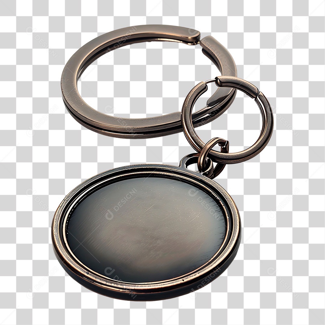 Chaveiro Metálico PNG Transparente