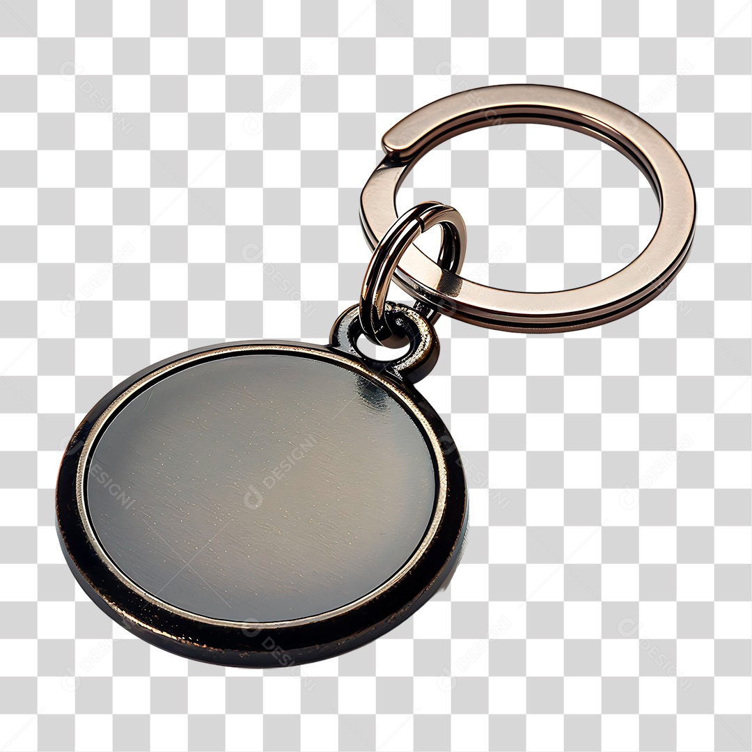 Chaveiro Metálico PNG Transparente
