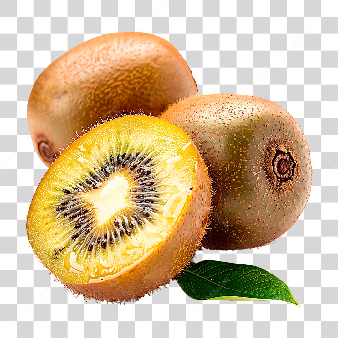 Kiwis Maduros PNG Transparente