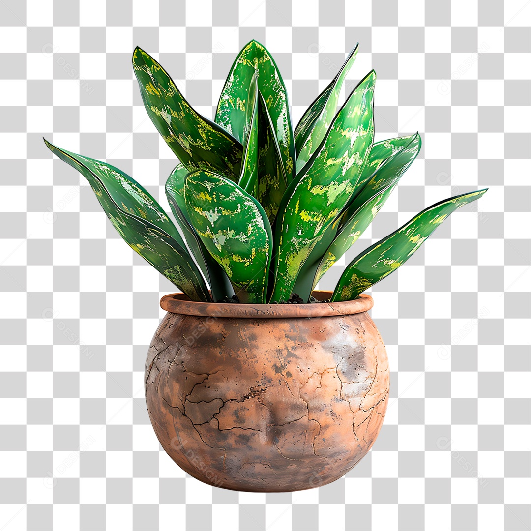 Planta Espada de São Jorge PNG Transparente