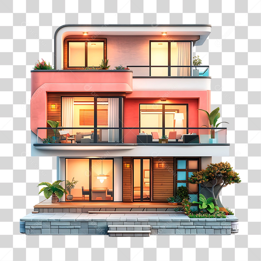 Casa Luxuosa PNG Transparente