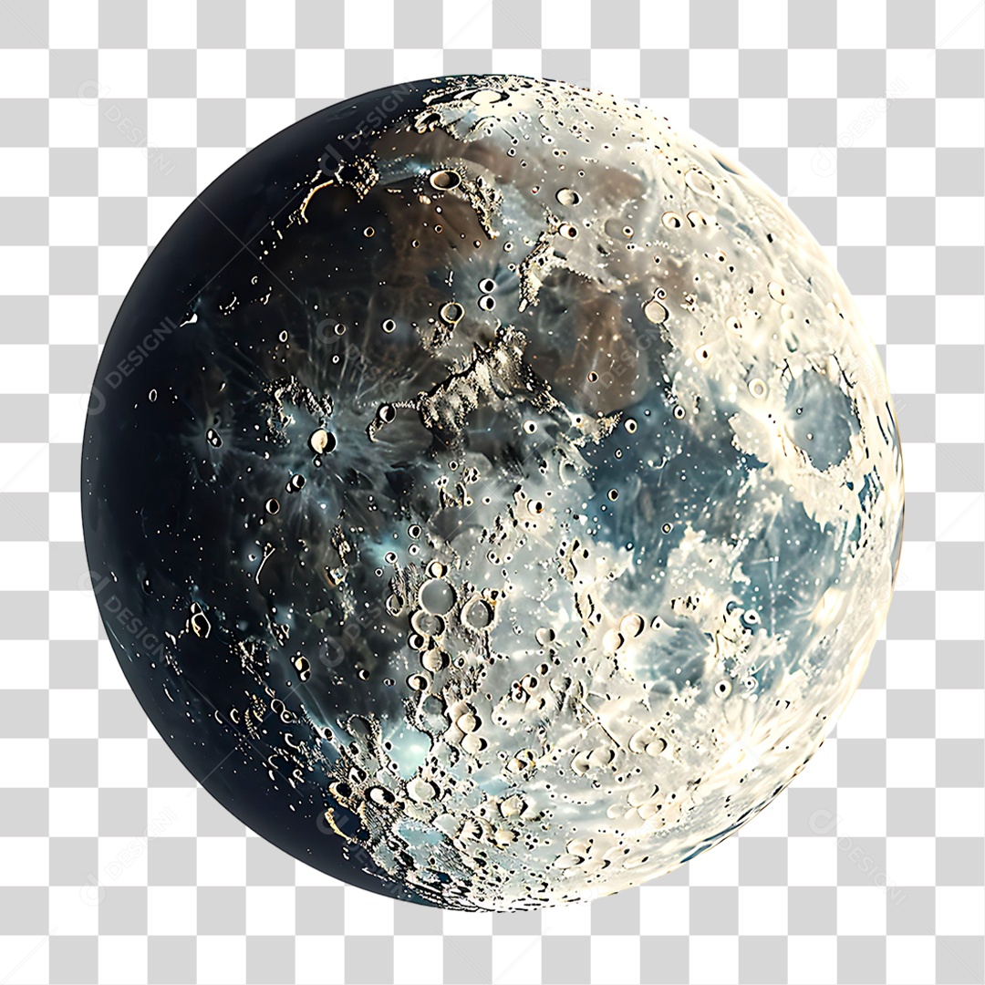 Planeta Lua PNG Transparente