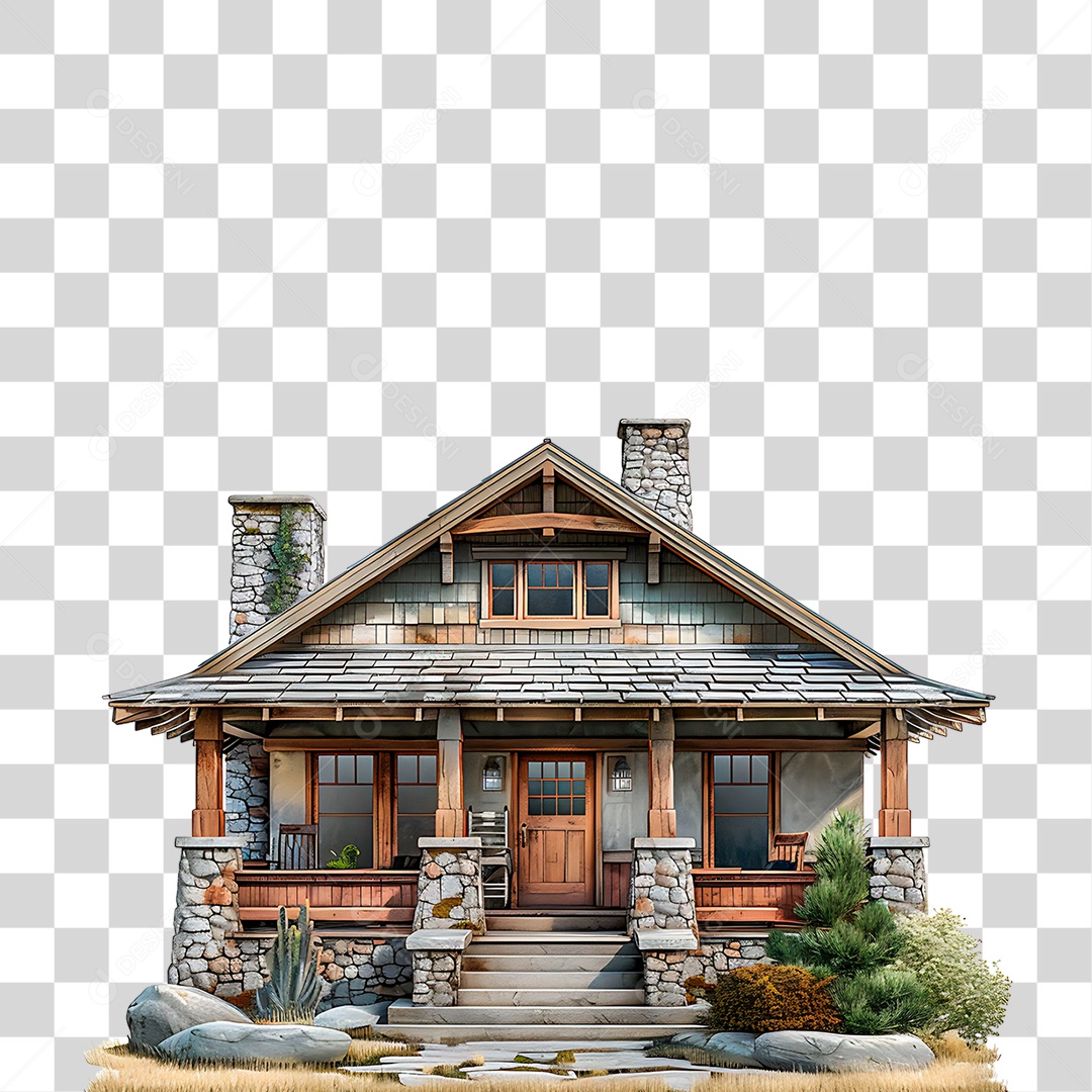 Casa Antiga PNG Transparente