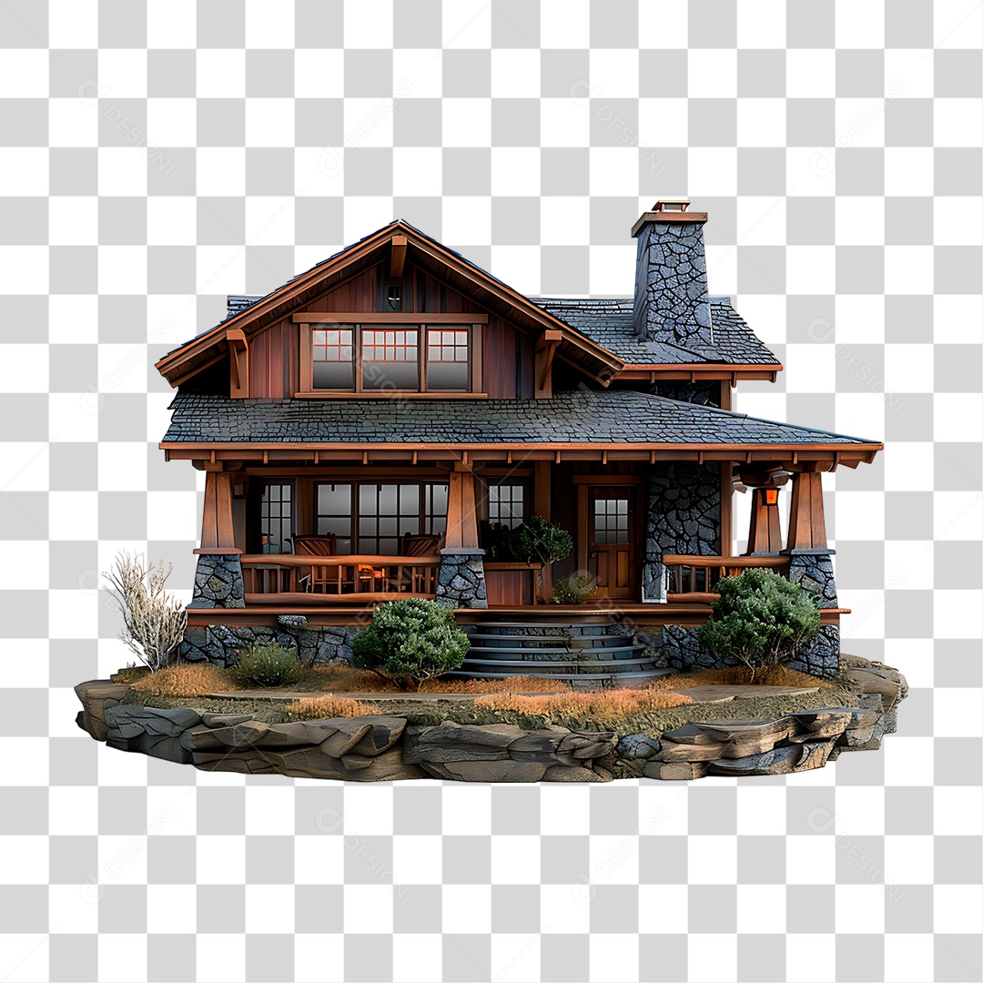 Casa Luxuosa PNG Transparente