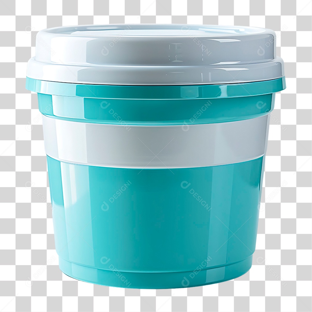 Balde de Plástico PNG Transparente