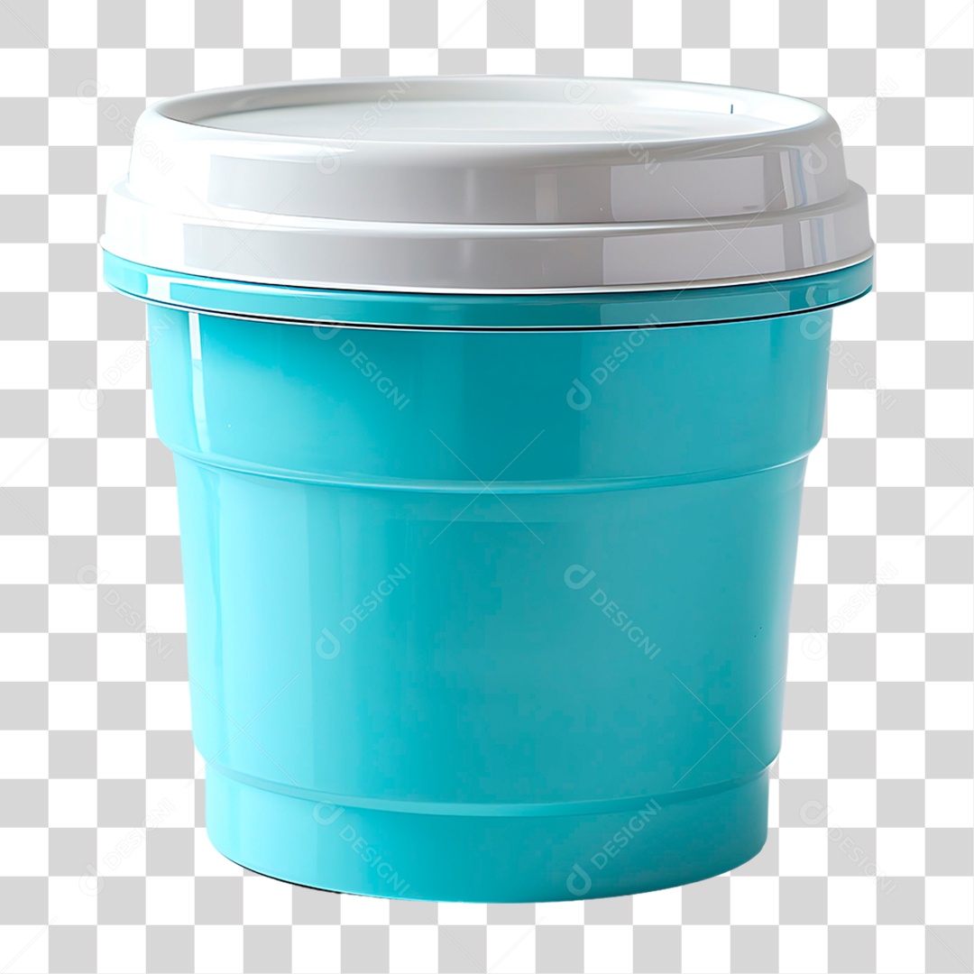 Balde de Plástico PNG Transparente