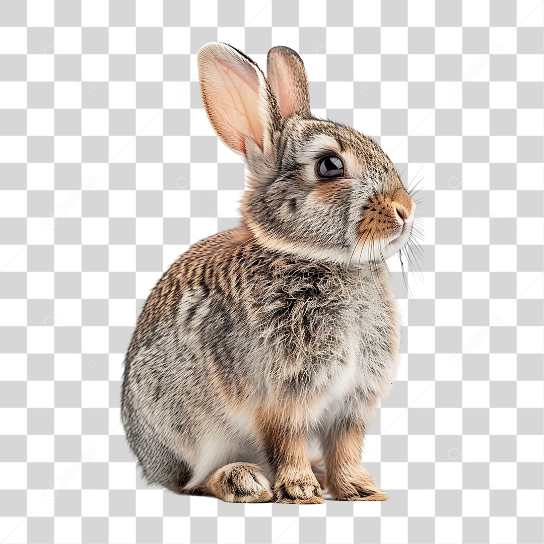 Coelho Fofo PNG Transparente