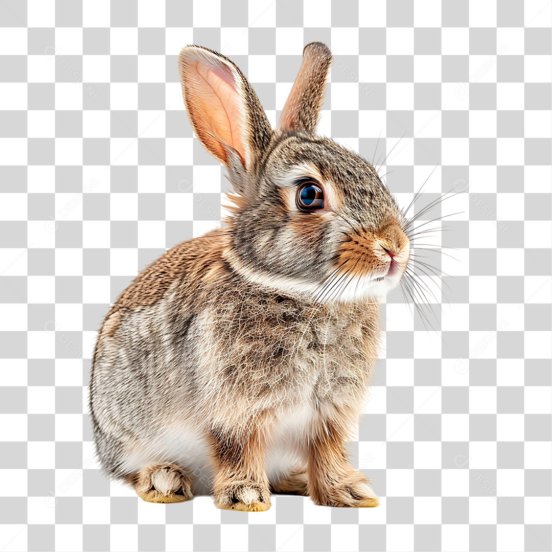 Coelho Fofo PNG Transparente