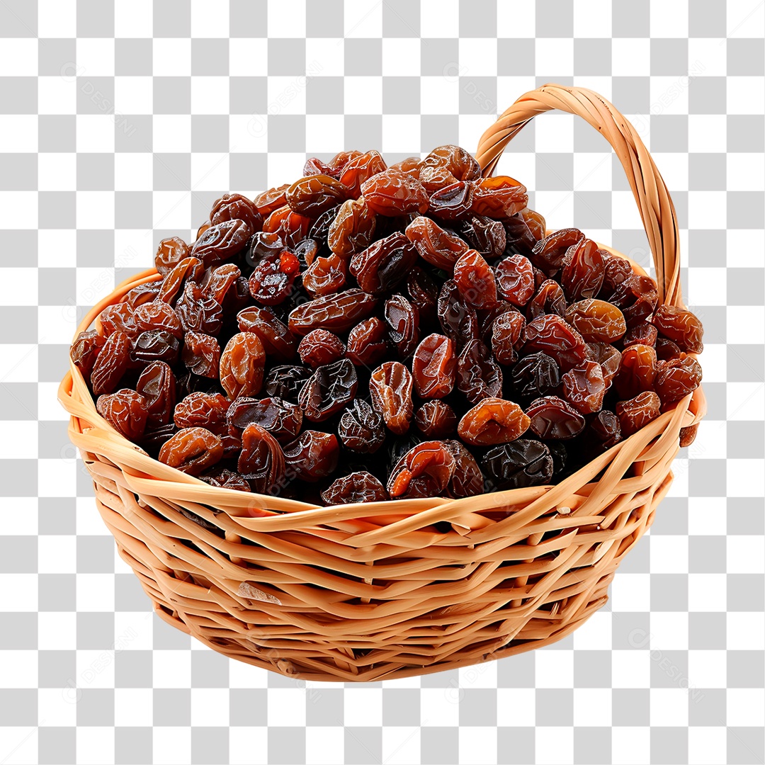 Cesta de Tâmaras PNG Transparente