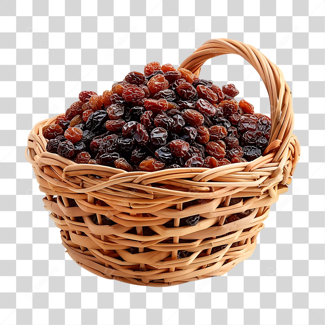 Cesta de Tâmaras PNG Transparente