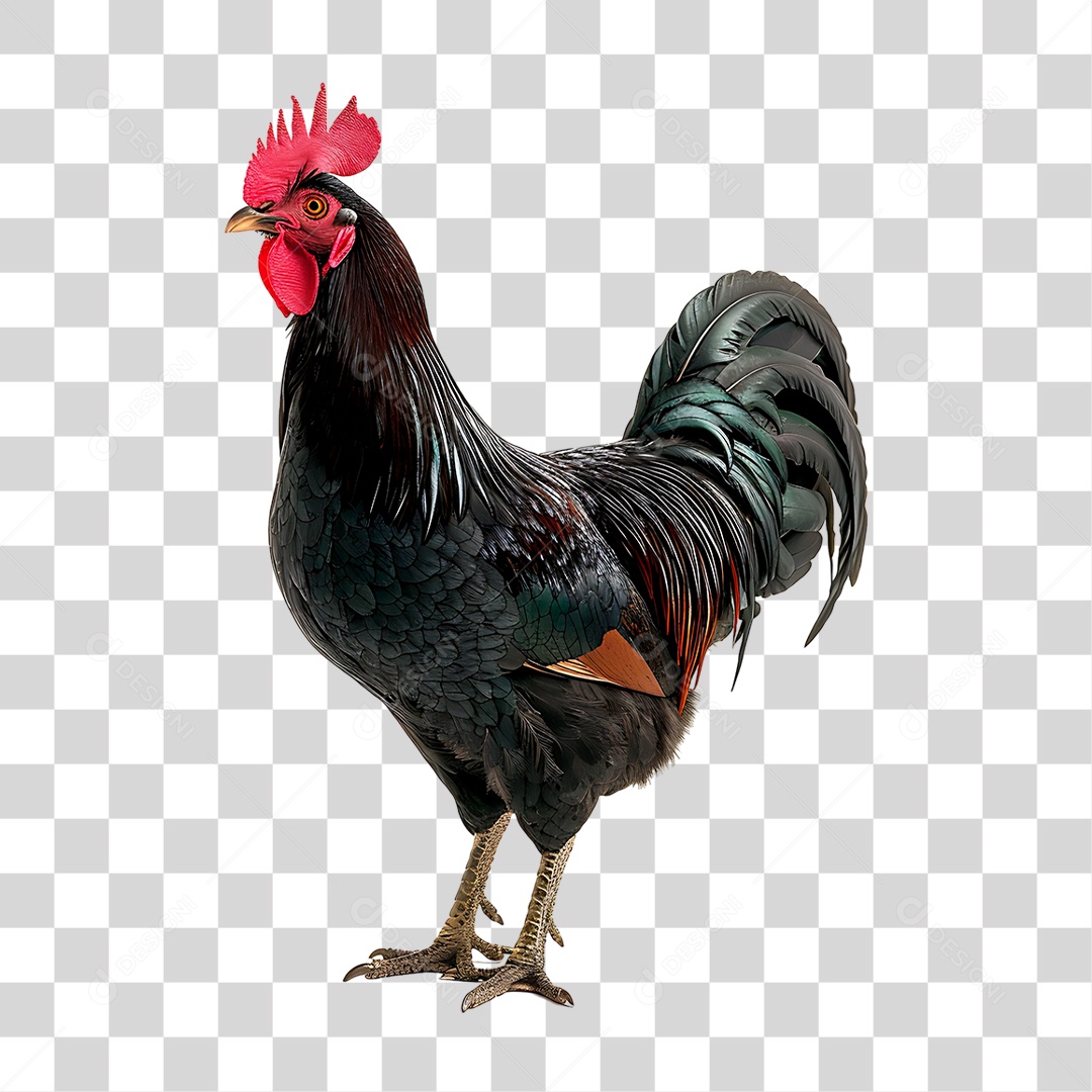 Galo Caipira PNG Transparente