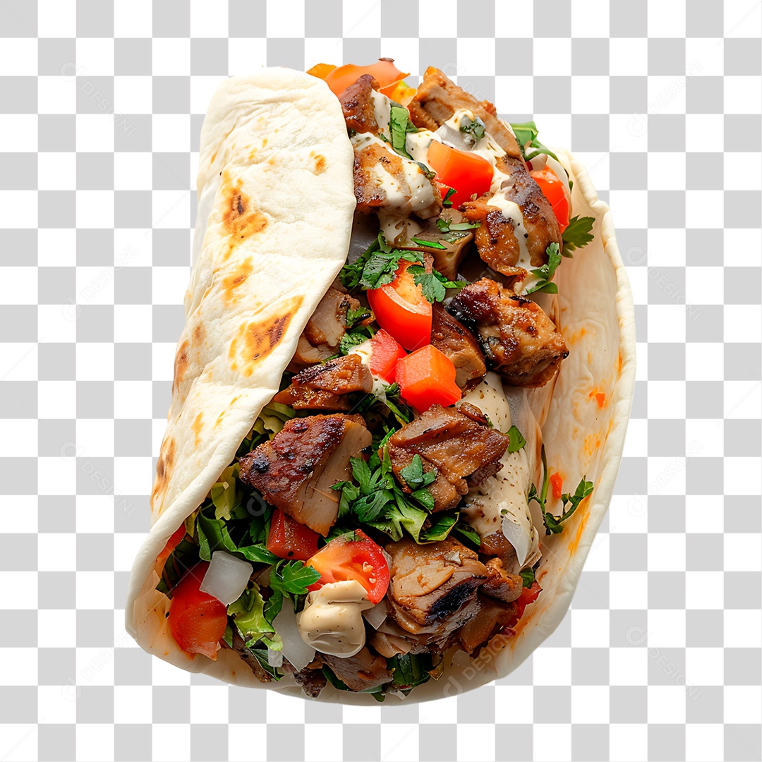 Tacos de Carne PNG Transparente