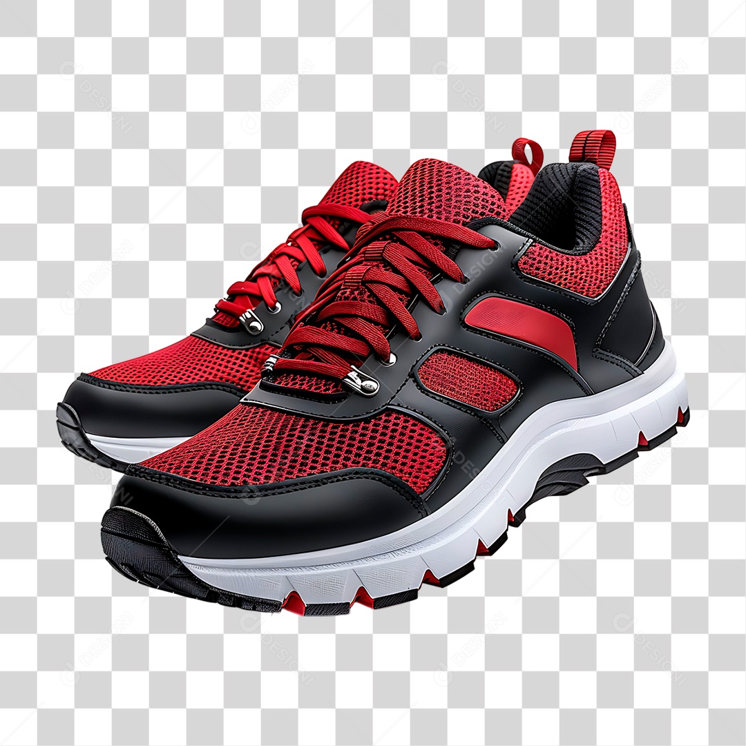 Tênis Vermelho PNG Transparente