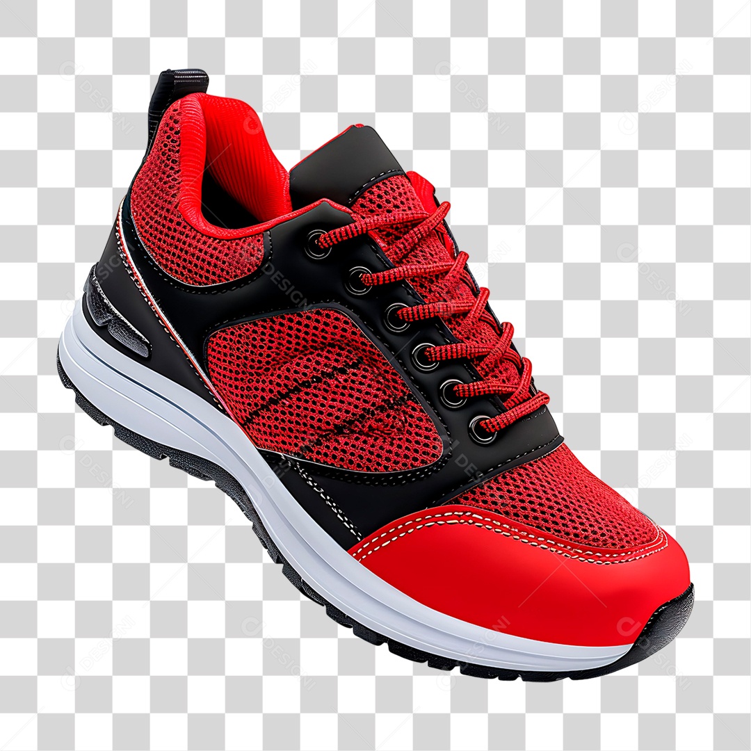 Tênis Vermelho PNG Transparente