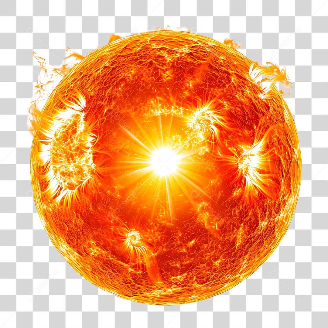 Esfera Solar PNG Transparente