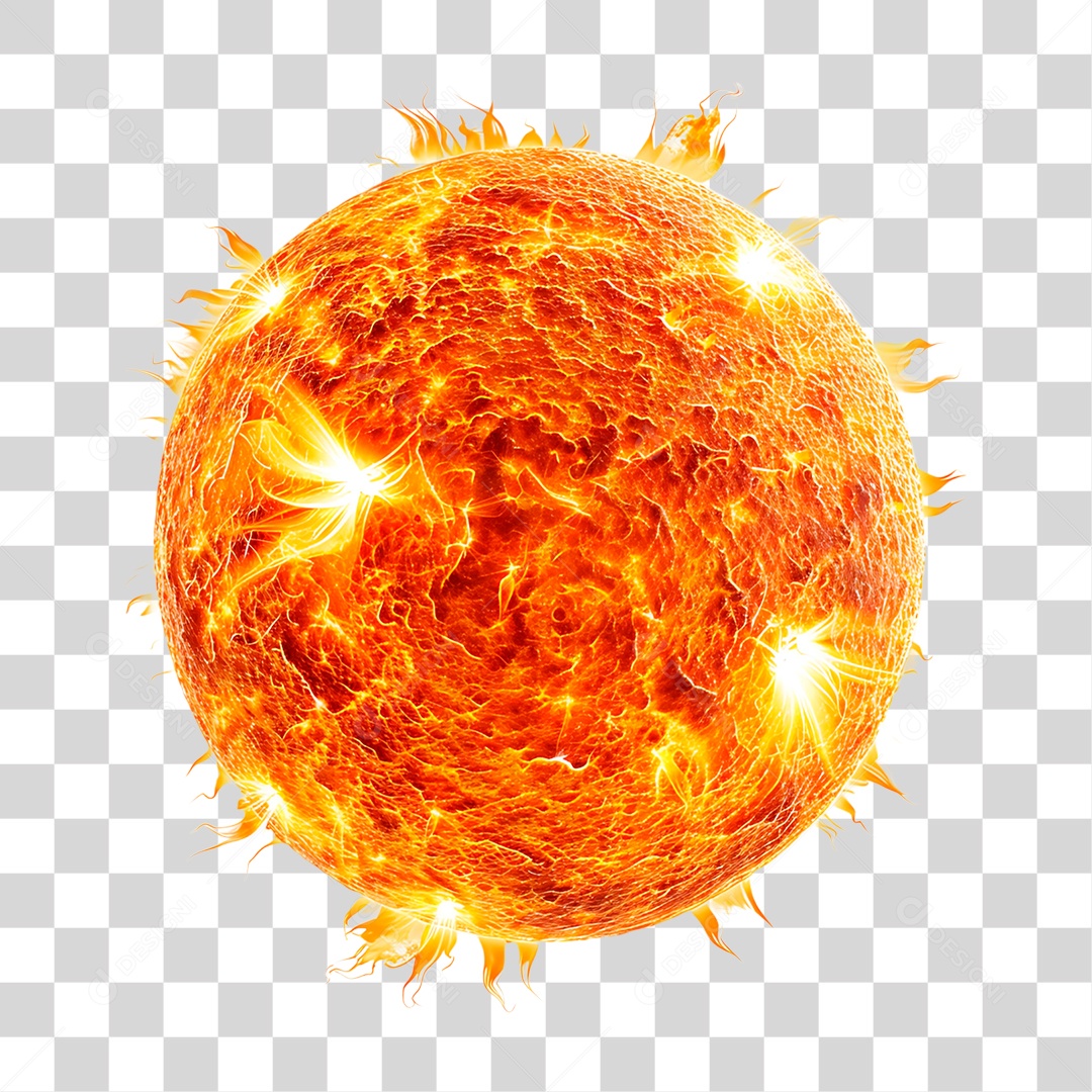 Esfera Solar PNG Transparente