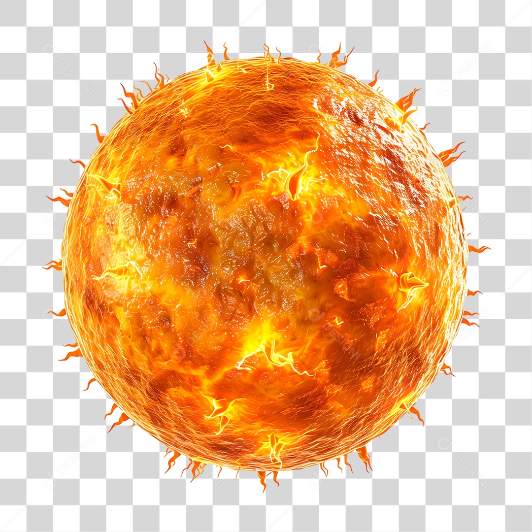 Esfera Solar PNG Transparente