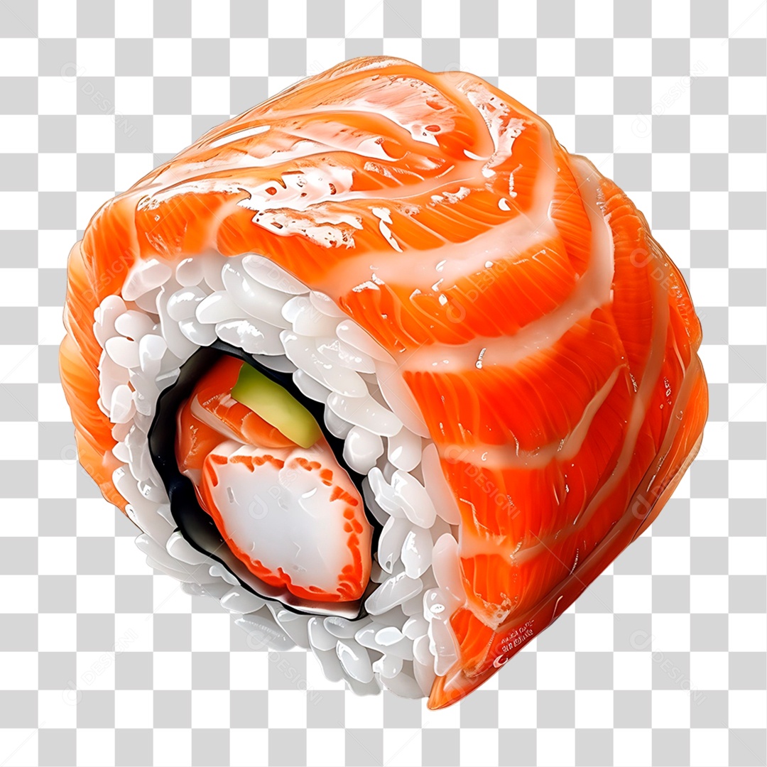 Porções de Sushi PNG Transparente