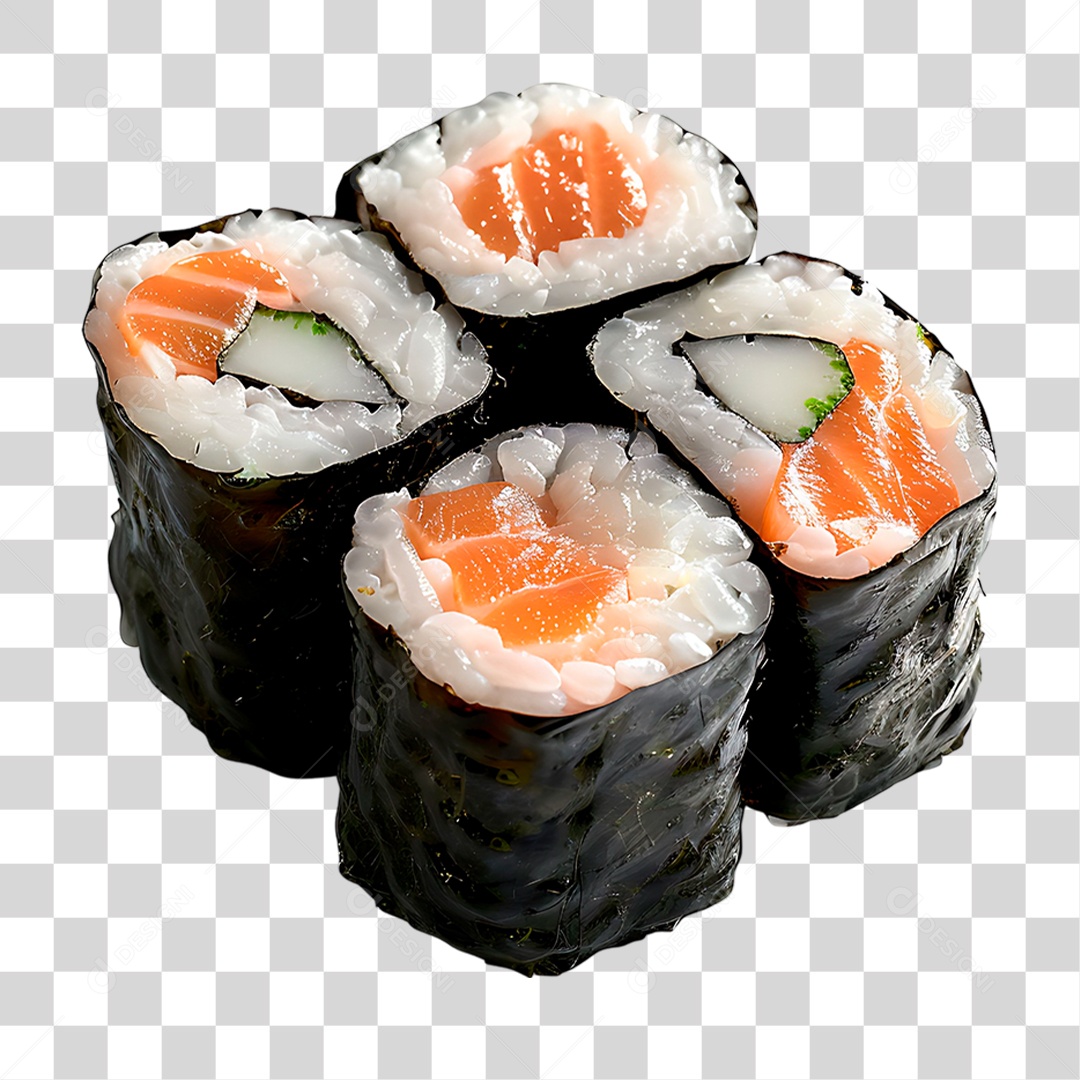 Porções de Sushi PNG Transparente