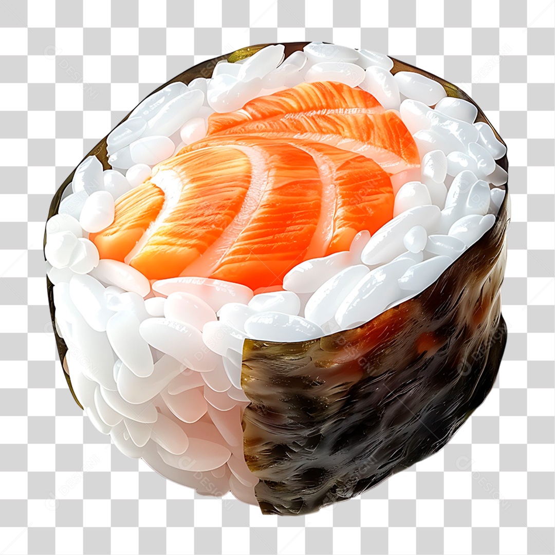 Porção de Sushi PNG Transparente
