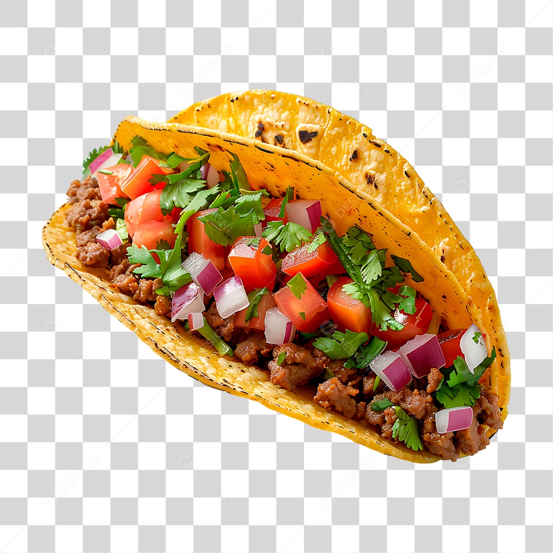 Tacos de Carne PNG Transparente