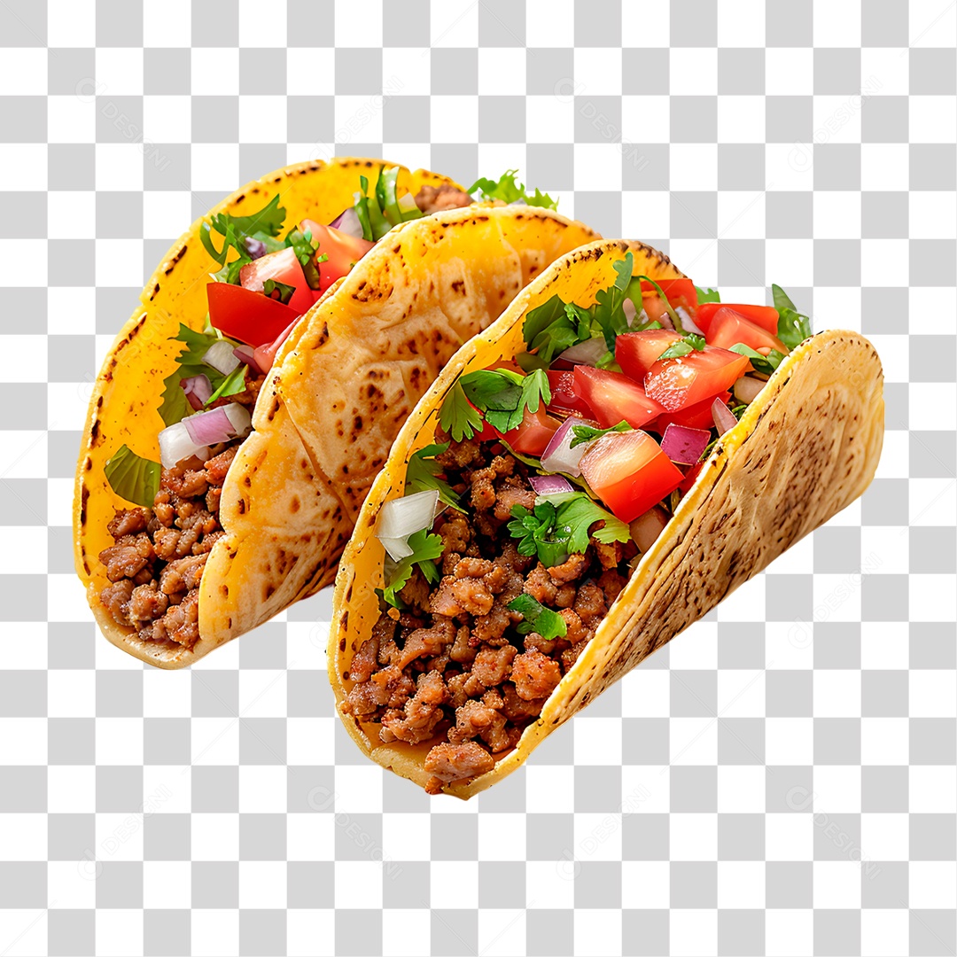 Tacos de Carne PNG Transparente